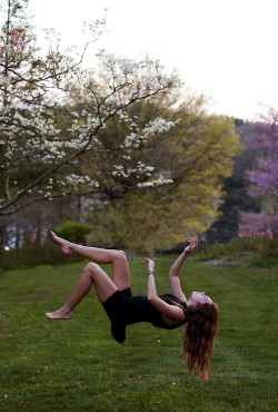 Woman Floating Garden